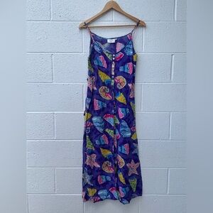 Vibrant Multicolor Midi Dress